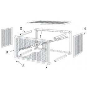 CAGE DE PROTECTION RAPID FIT 1200 X 1150 MM